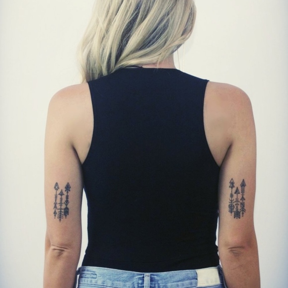 Hit the Town Laceup Black Thong Bodysuit - Picture 3 of 3